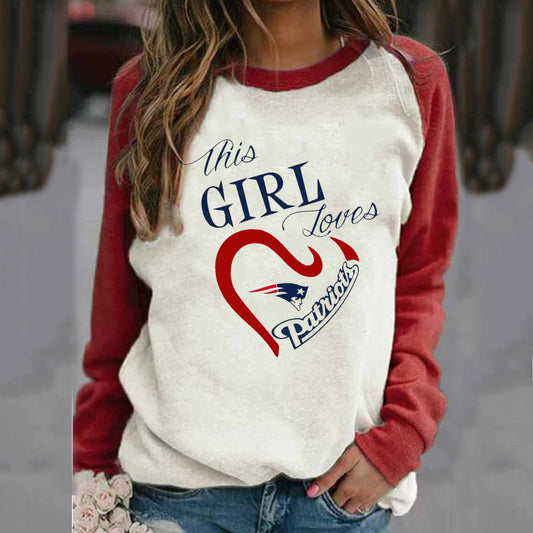 loose stitched printed Unisex Pullover