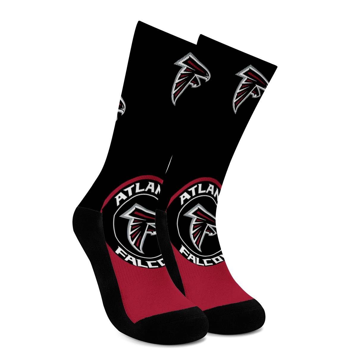 Atlanta Falcons For Bare Feet Crew Socks