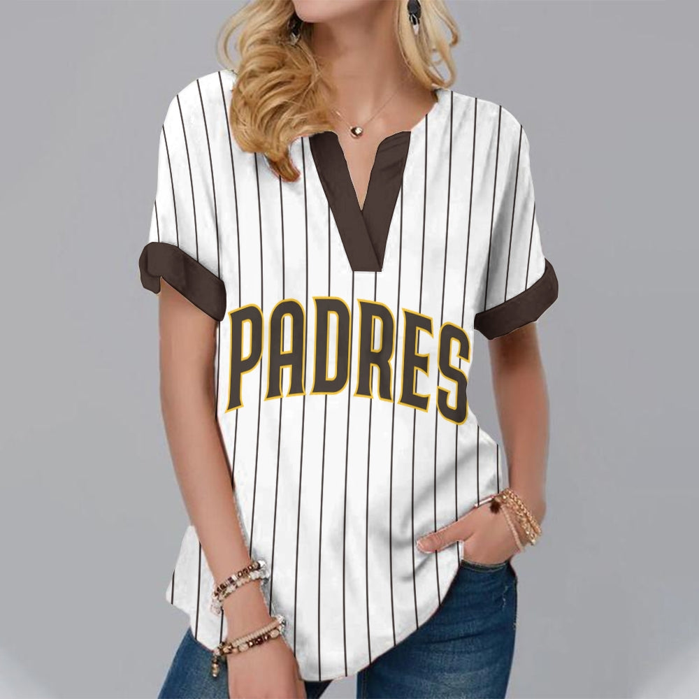 New Fashion Short Sleeve V-Neck Shirt