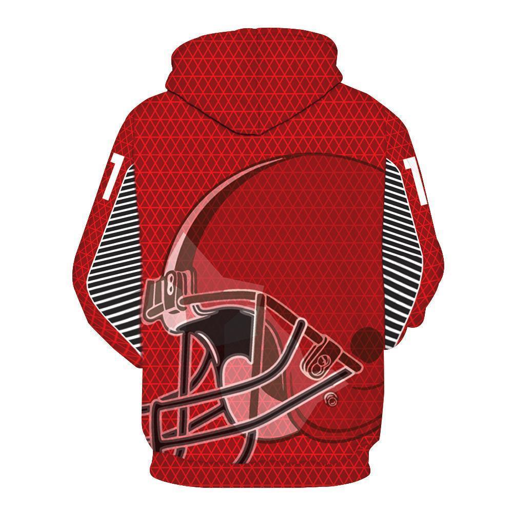 Arizona Cardinals Printed Hooded Pocket Turtleneck Sweater