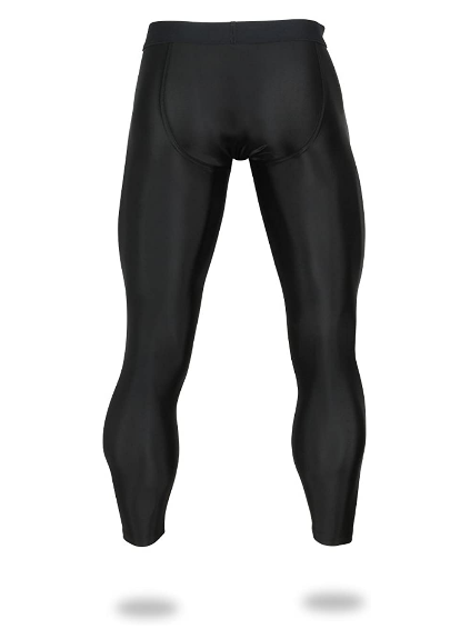 Zubaz NFL Men's Cincinnati Bengals Active Performance Compression Black Leggings