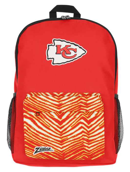 FOCO X ZUBAZ NFL Kansas City Chiefs Zebra 2 Collab Printed Backpack