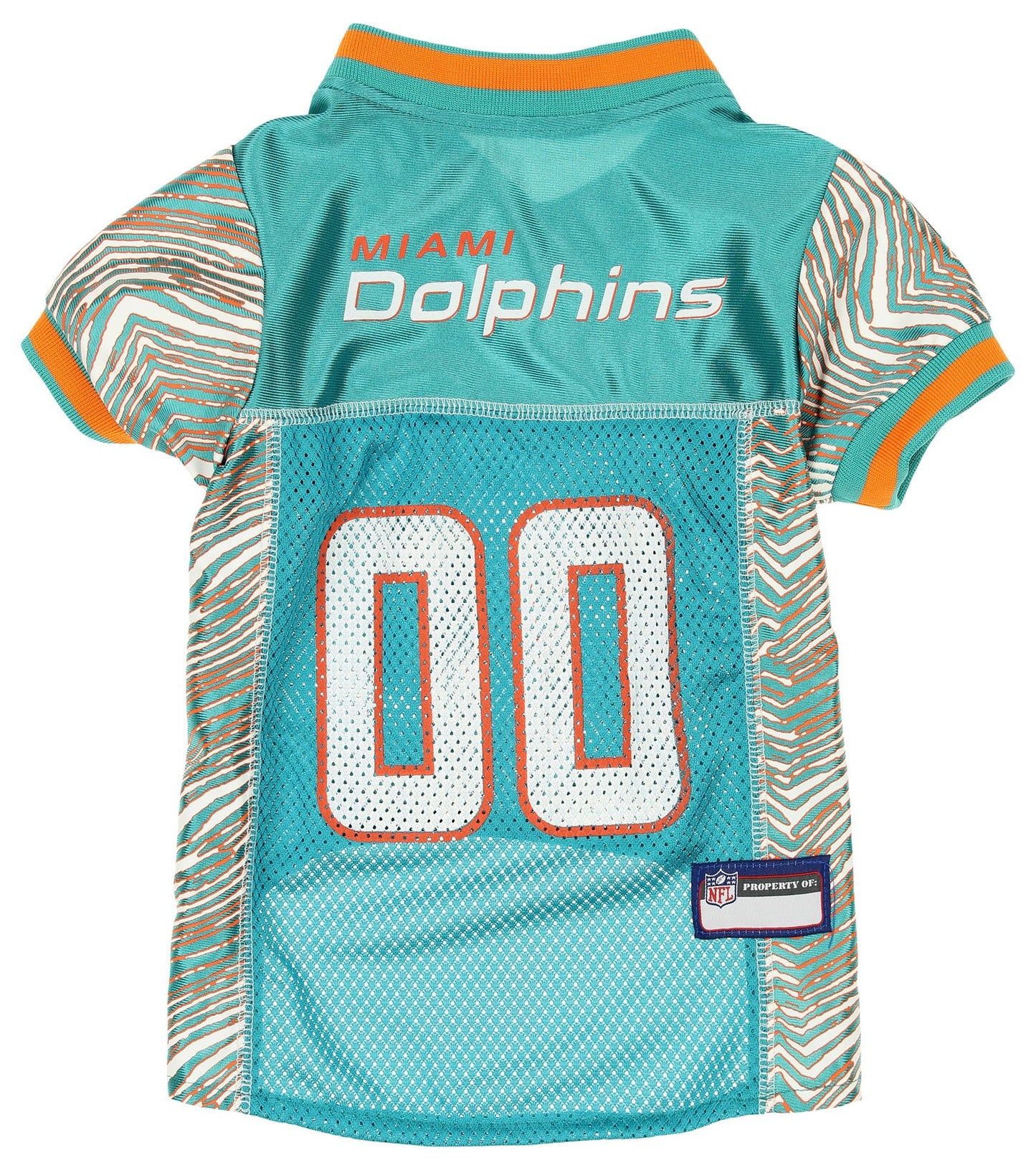Zubaz X Pets First NFL Miami Dolphins Jersey For Dogs & Cats, Aqua