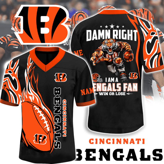 Cincinnati Bengals Fan Jersey