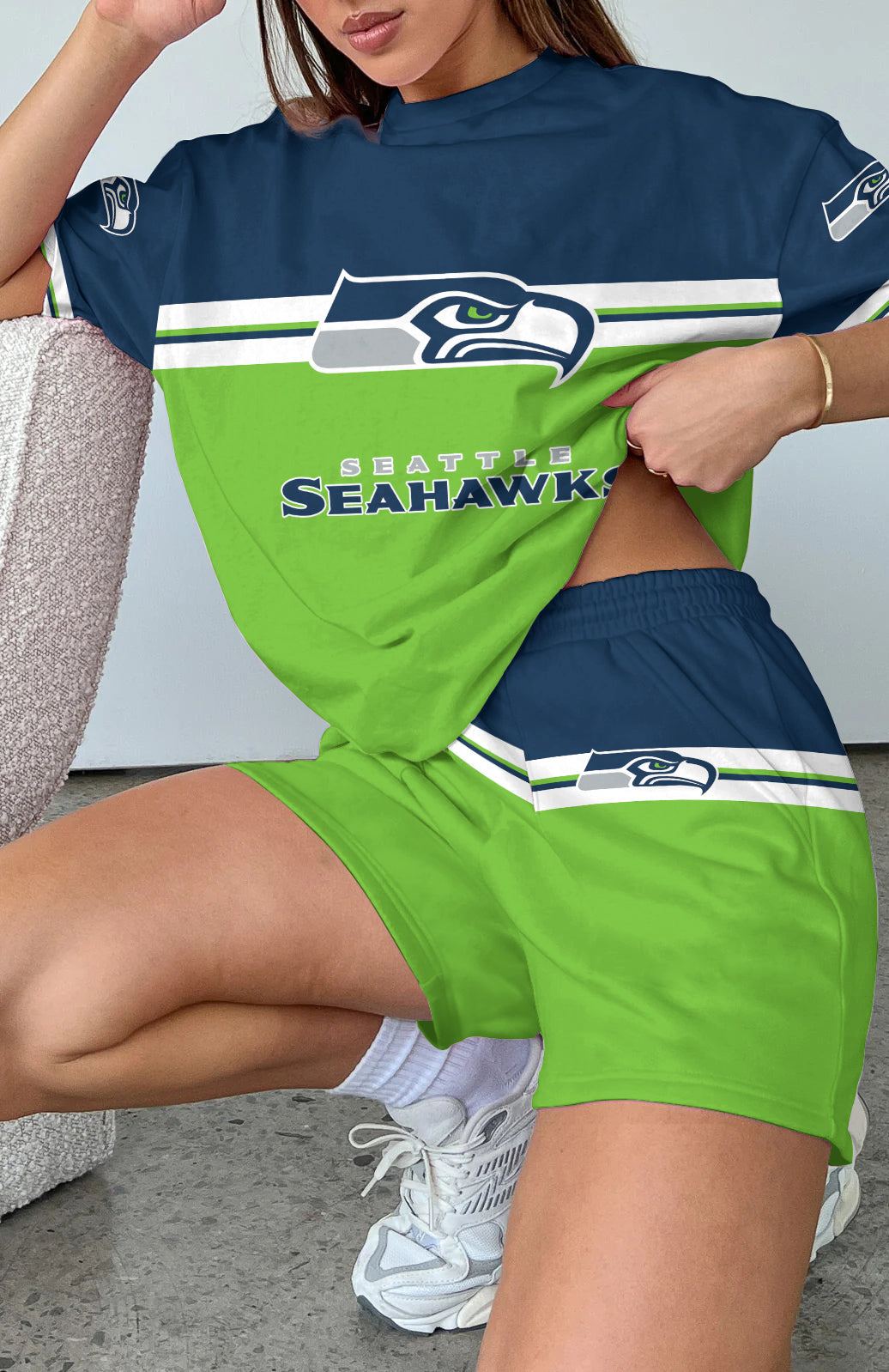 Seattle Seahawks Limited Edition Women's T-Shirt & Short Set