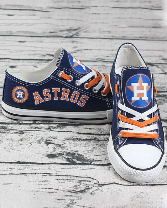 Casual printed low-top canvas shoes unisex