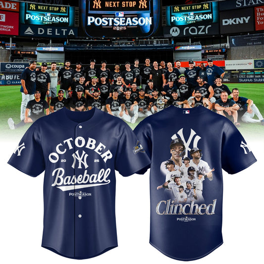 New York Yankees October 2025 Postseason Jersey