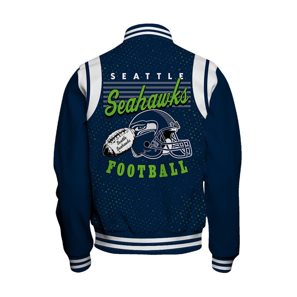 Seattle Seahawks National Football League 2025 Make Your Mark Unisex Varsity Jacket