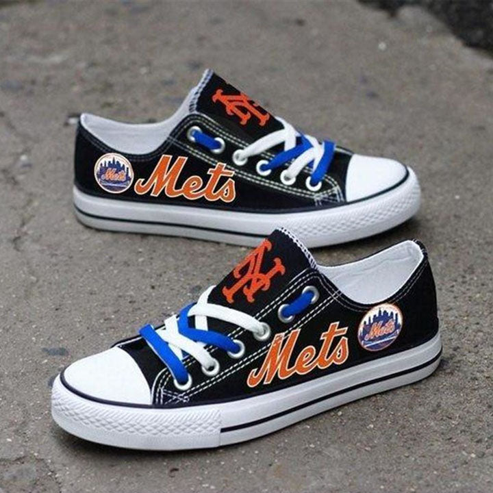 Casual printed low-top canvas shoes unisex