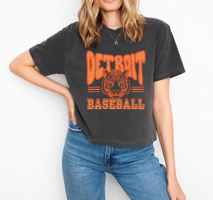 Detroit Tigers Baseball Tshirt