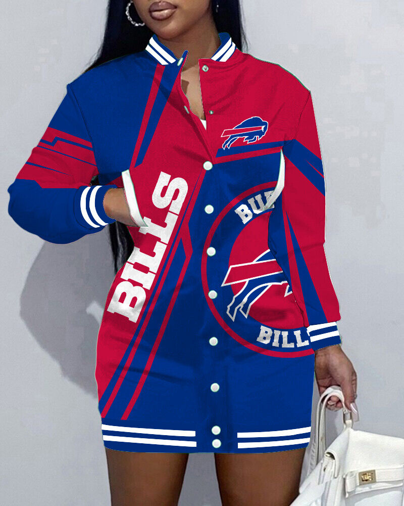 New
Limited Edition Button Down Long Sleeve Jacket Dress