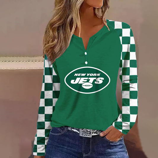 V NECK SHIFT CASUAL BLOUSE