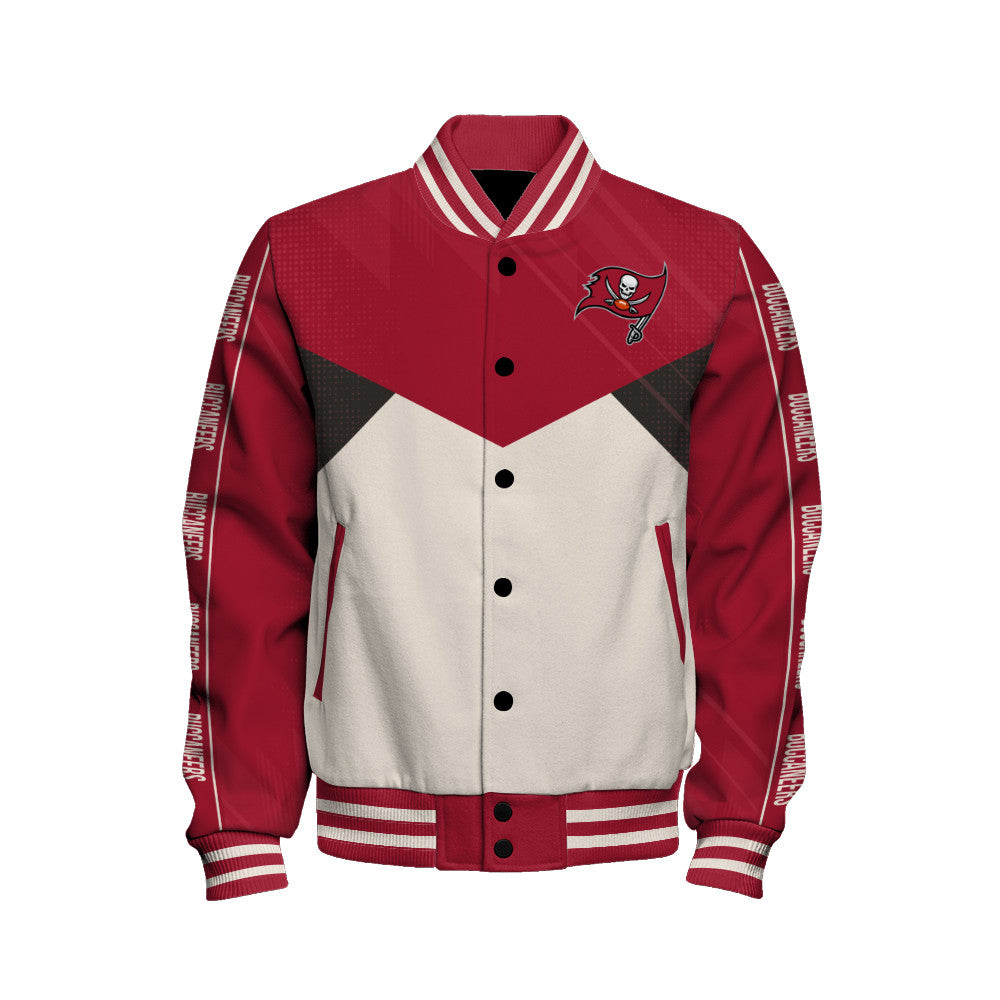 Tampa Bay Buccaneers Football Team 2025 - 26 Personality, Outstanding Unisex Varsity Jacket