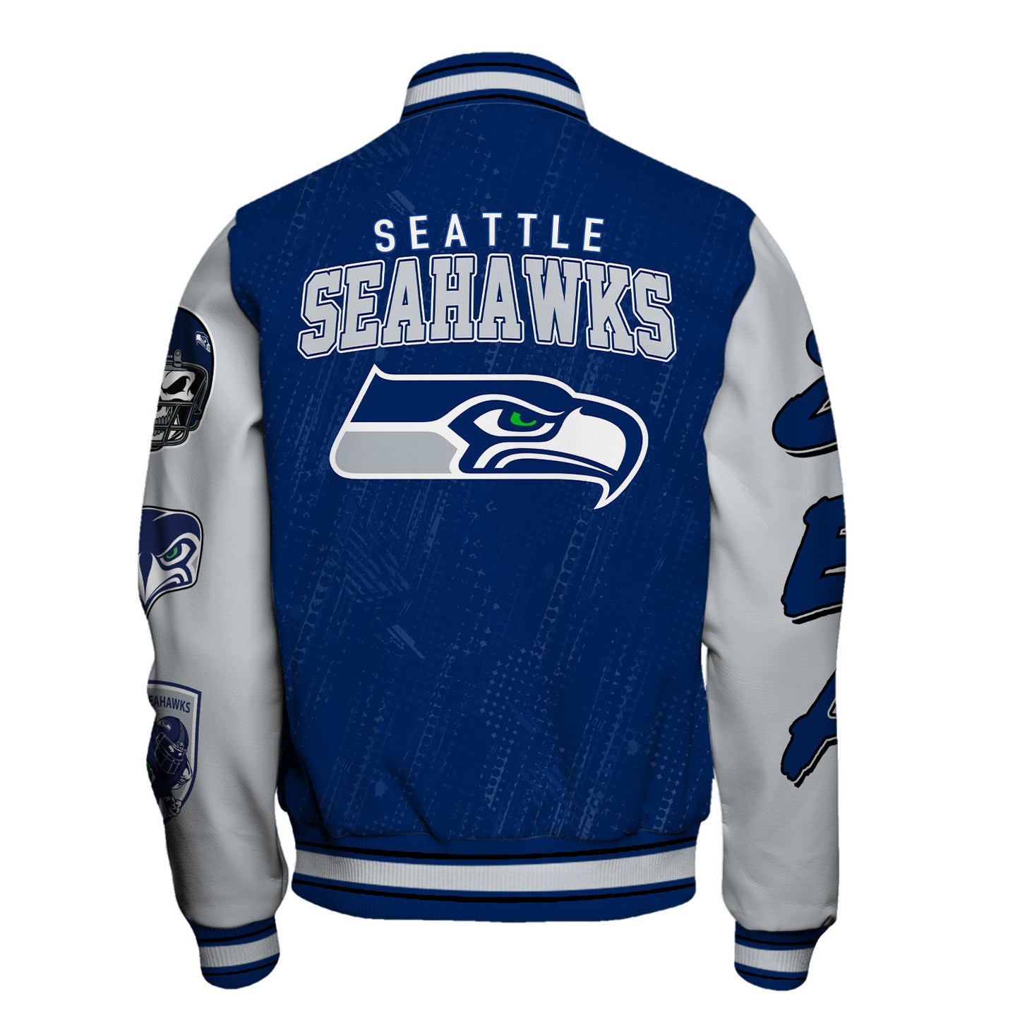 Seattle Seahawks National Football League Conquer Every Field Unisex Varsity Jacket
