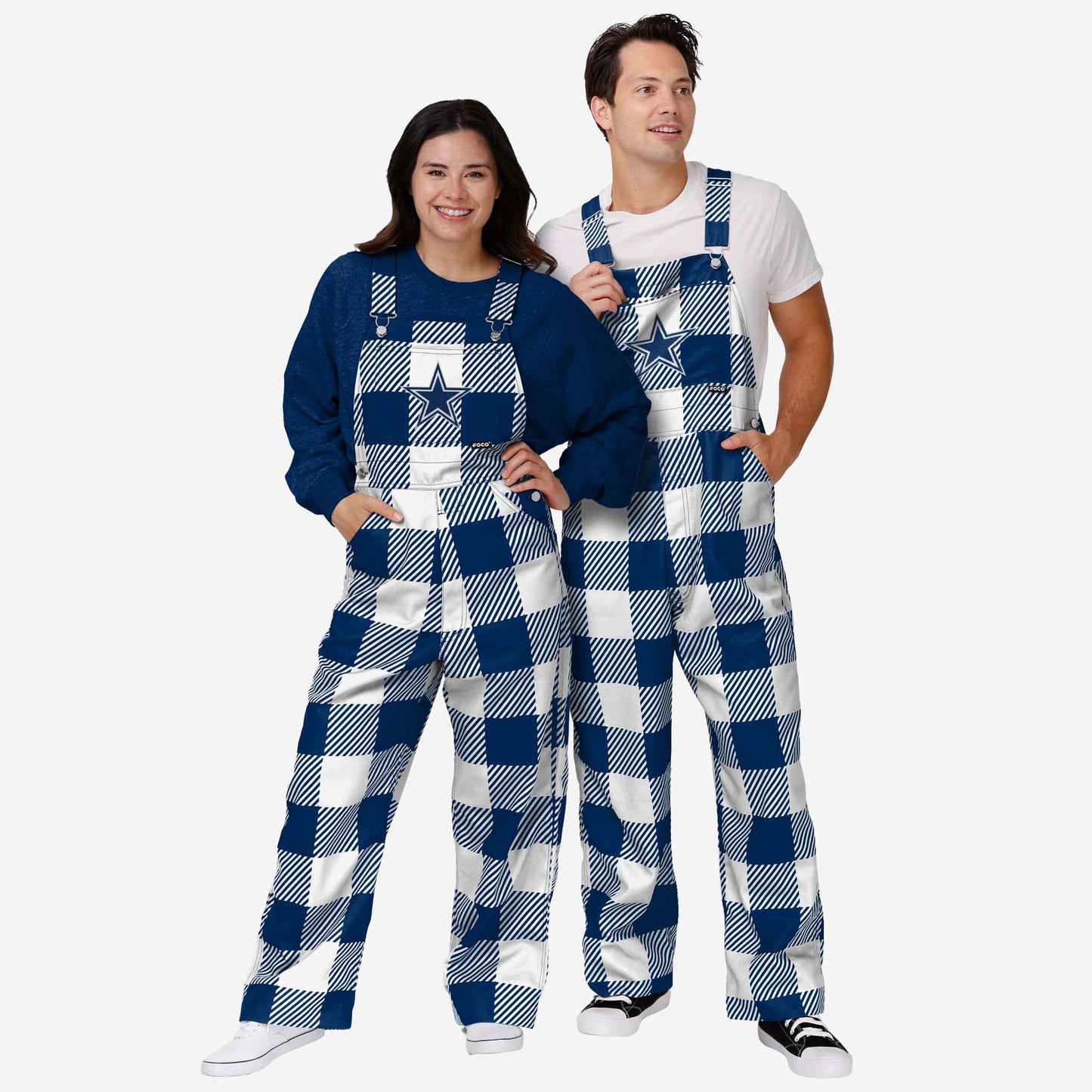 New Womens Plaid Bib Overalls