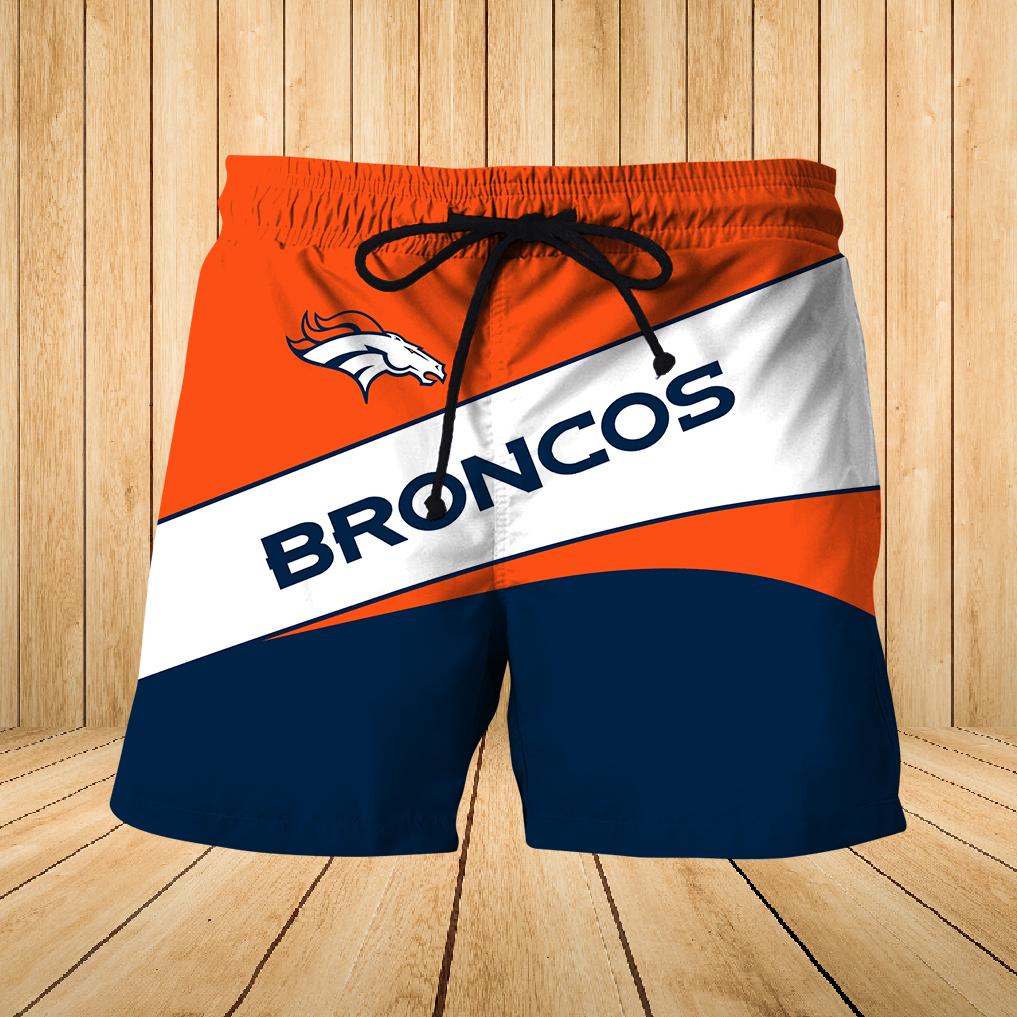 Denver Broncos Summer Beach Shorts