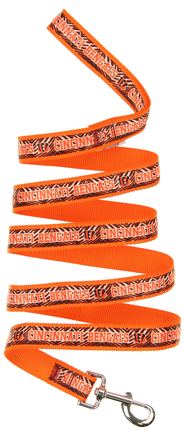 Zubaz X Pets First NFL Cincinnati Bengals Team Logo Leash For Dogs