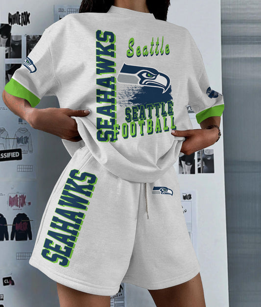 Seattle Seahawks Limited Edition Women's T-Shirt & Short Set
