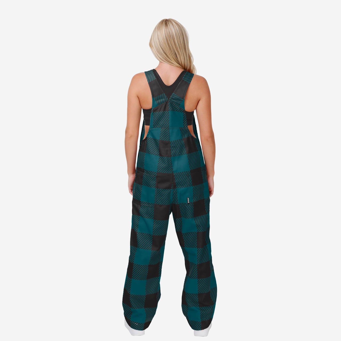 New Womens Plaid Bib Overalls