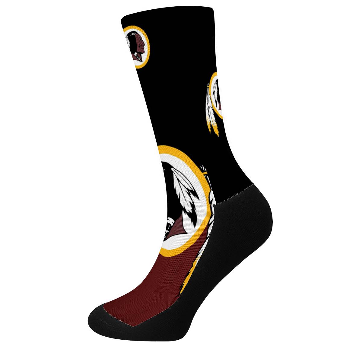 Washington Redskins For Bare Feet Crew Socks
