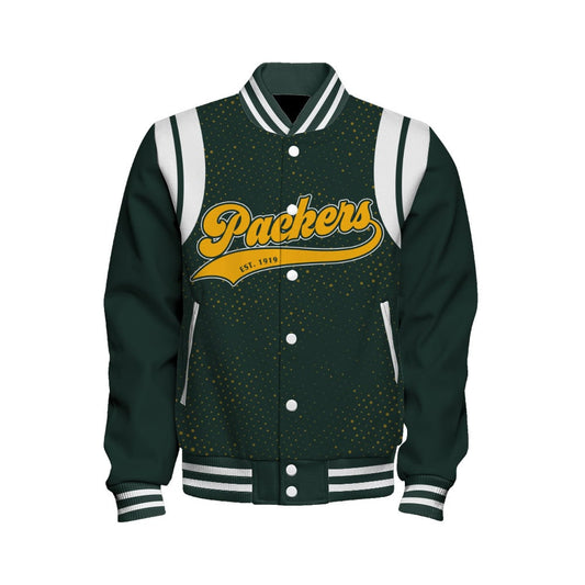Green Bay Packers National Football League 2025 Make Your Mark Unisex Varsity Jacket