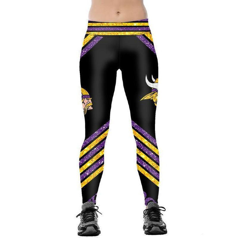 Casual fashion contrast printed Leggings