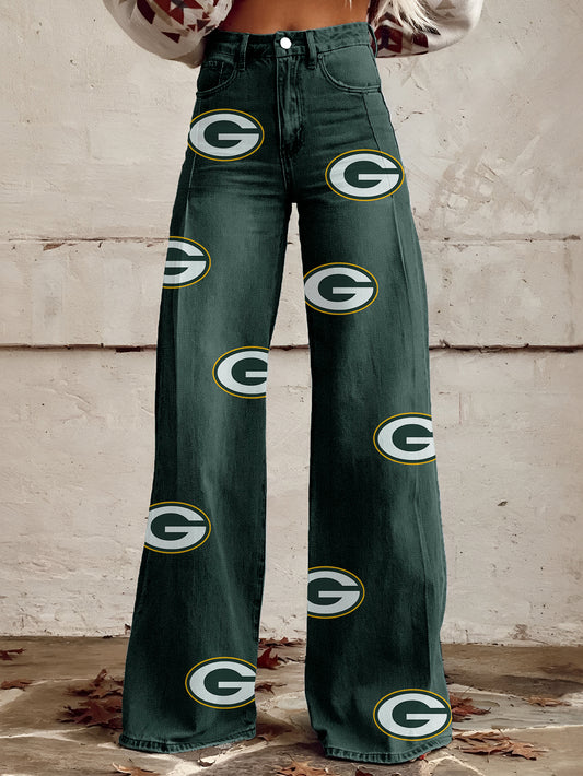 Women's Vintage casual wide LegPants