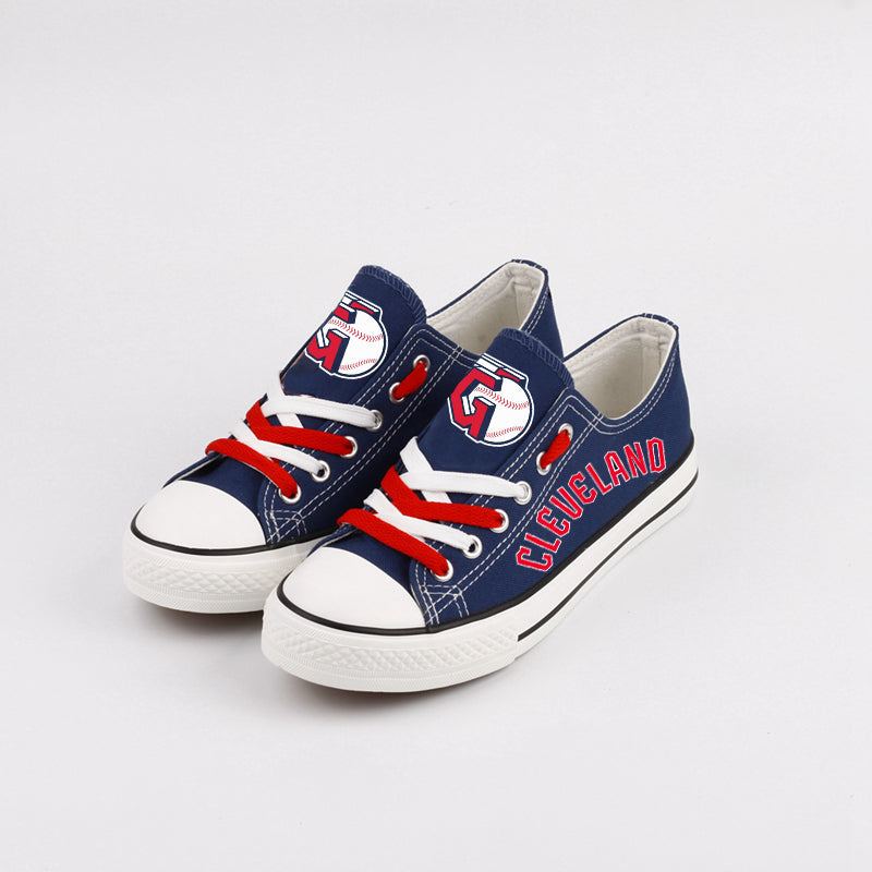 Casual printed low-top canvas shoes unisex