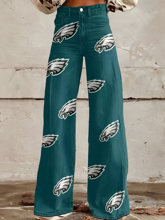 Women's Vintage casual wide LegPants