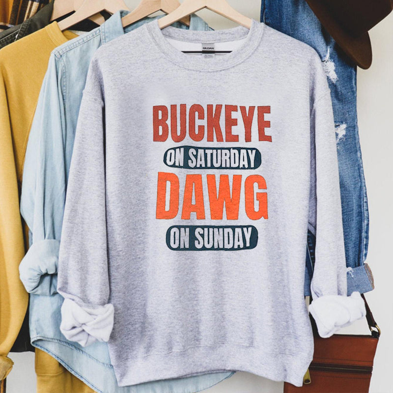 Printed casual crew neck pullover