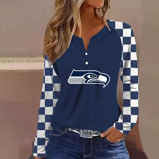 V NECK SHIFT CASUAL BLOUSE