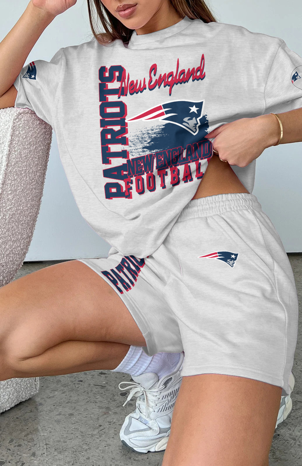 New England Patriots Limited Edition Women's T-Shirt & Short Set