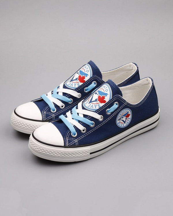 Casual printed low-top canvas shoes unisex