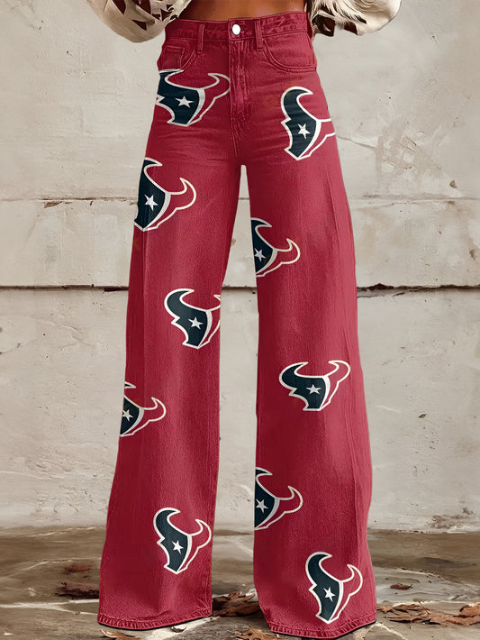 Women's Vintage casual wide LegPants