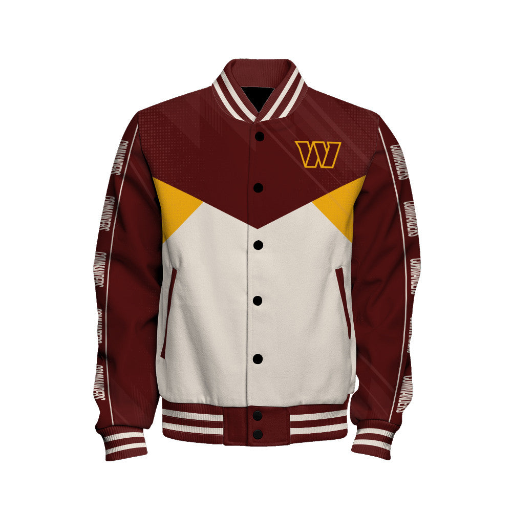 Washington Commanders Football Team 2025 - 26 Personality, Outstanding Unisex Varsity Jacket