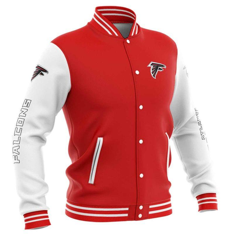 (4 Colors Available)Atlanta Falcons
Limited Edition Buttoned Baseball Jacket