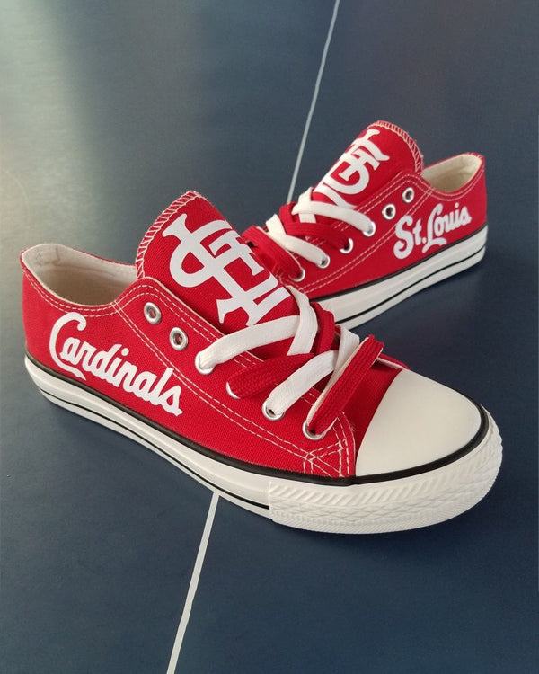 Casual printed low-top canvas shoes unisex