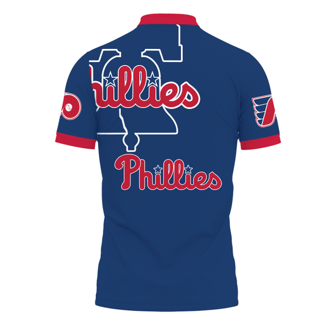 Philadelphia Phillies Printed 3D Polo Shirt