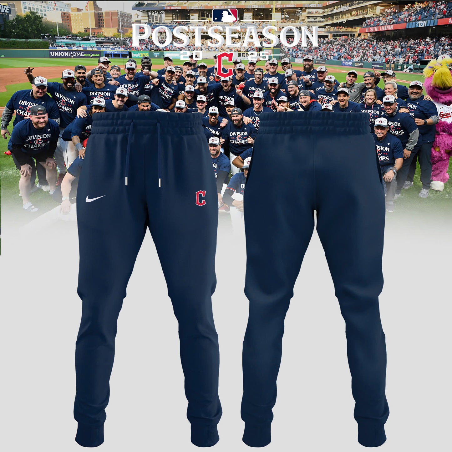 Cleveland Guardians 2025 AL Central Champions Special Editions Hoodie