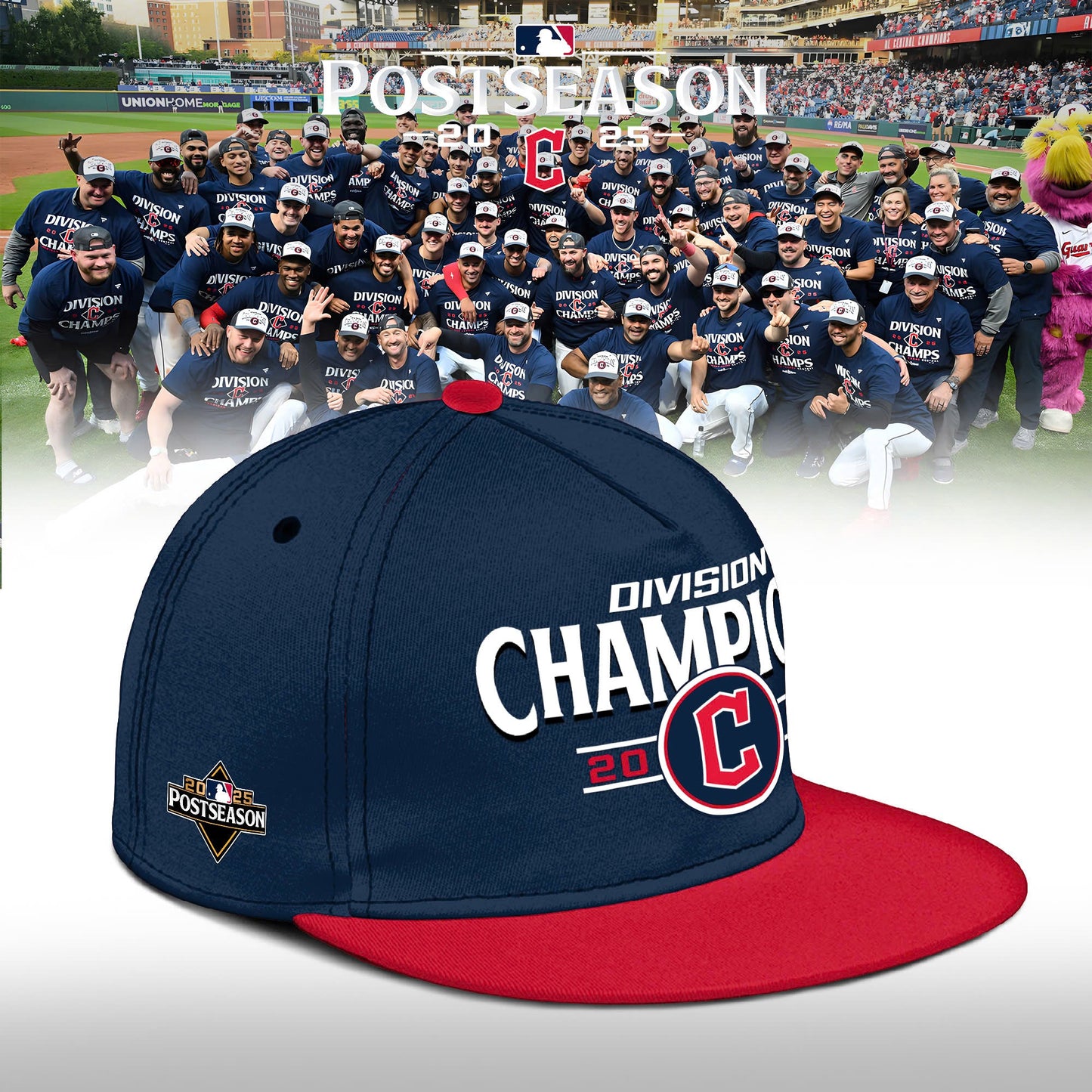 Cleveland Guardians 2025 AL Central Champions Special Editions Hoodie