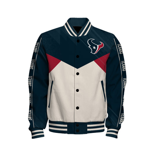 Houston Texans Football Team 2025 - 26 Personality, Outstanding Unisex Varsity Jacket