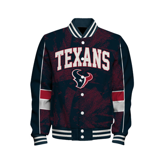 Houston Texans Football Team 2025 - 26 Cheering Symbols Unisex Varsity Jacket