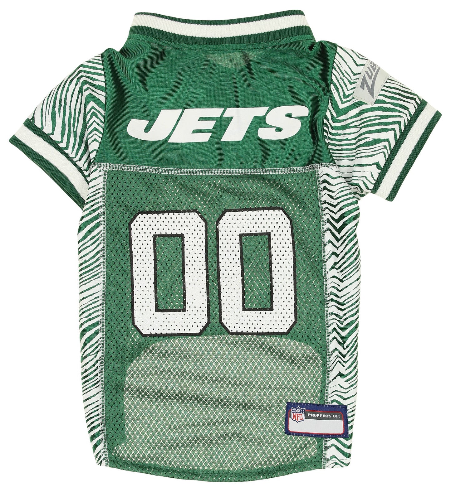 Zubaz X Pets First NFL New York Jets Jersey For Dogs & Cats, Large