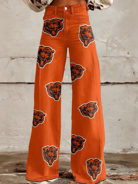 Women's Vintage casual wide LegPants