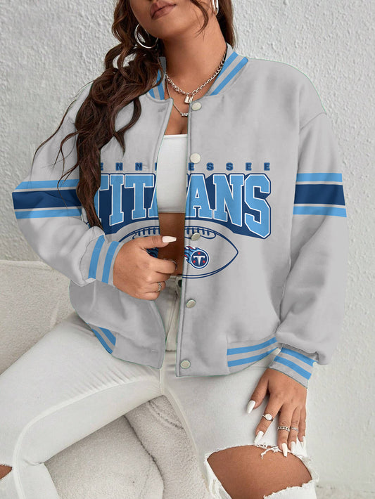 Tennessee Titans Women's Long Pass Full- Snap Casual Jacket
