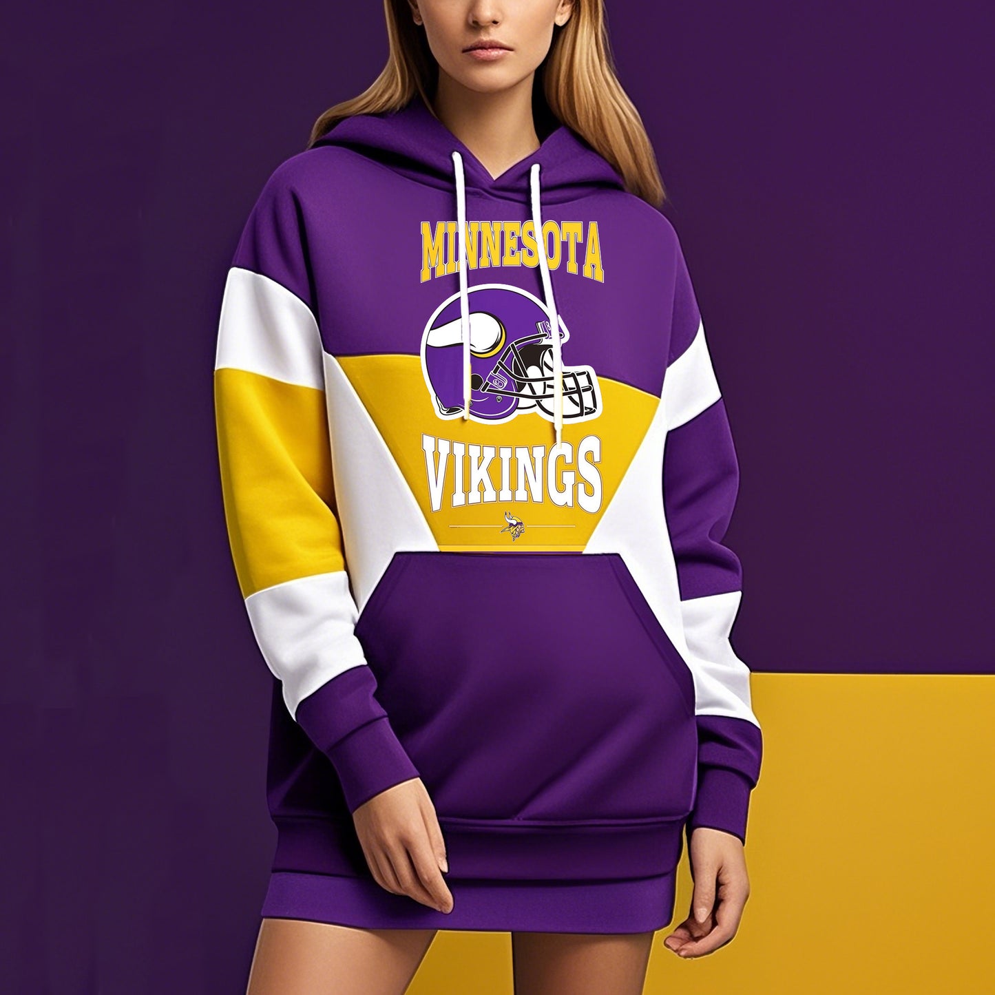 Minnesota Vikings Women's Hoodie Dress
