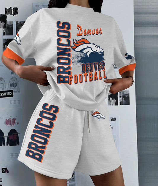 Denver Broncos Limited Edition Women's T-Shirt & Short Set