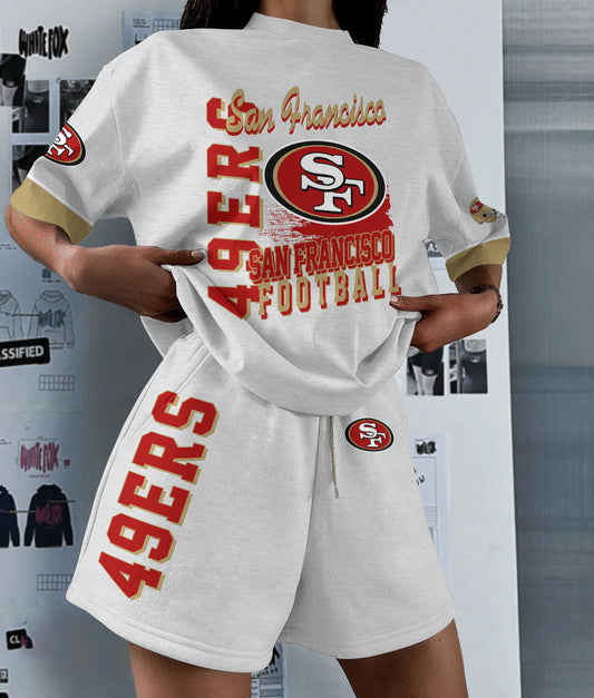 San Francisco 49ers Limited Edition Women's T-Shirt & Short Set