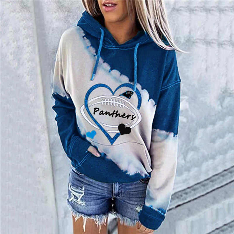 Carolina Panthers
Fashion Printed Patchwork Hoodie