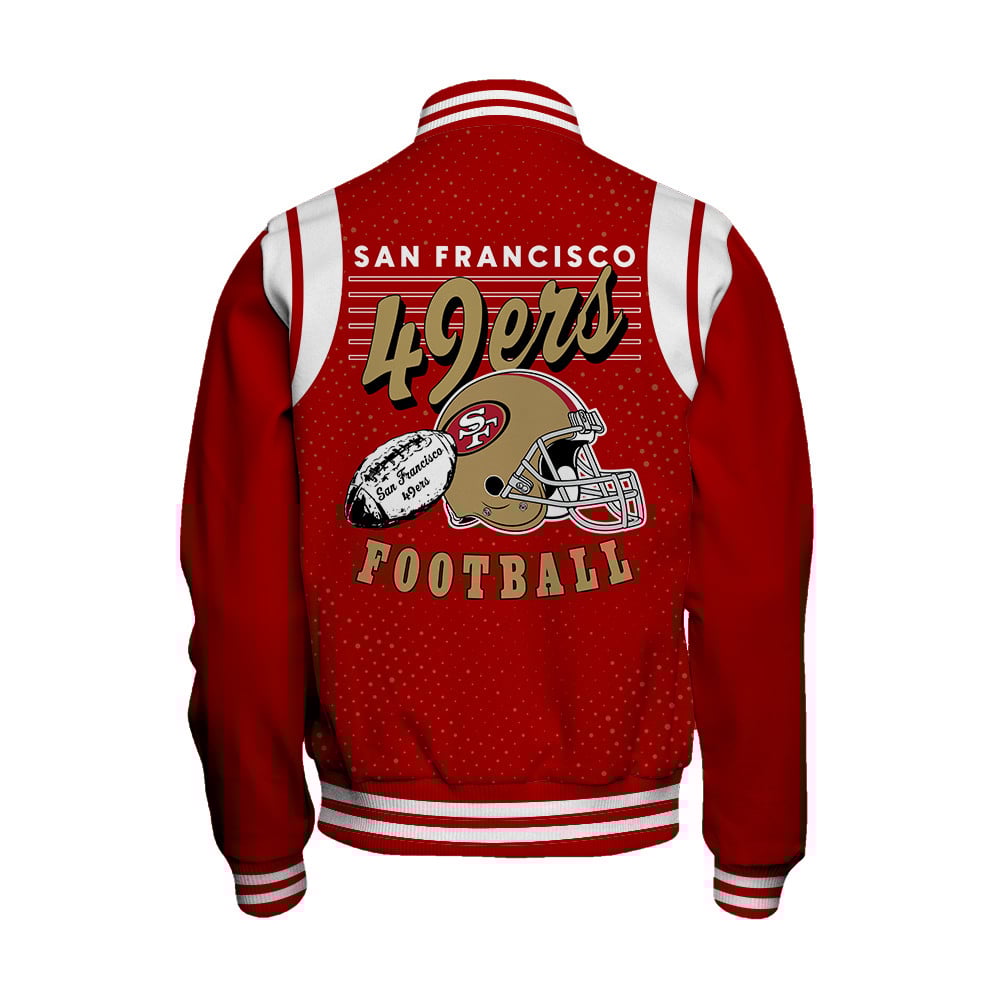 San Francisco 49ers National Football League 2025 Make Your Mark Unisex Varsity Jacket